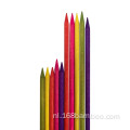 100 pc's kleurrijke houten nail art sticks